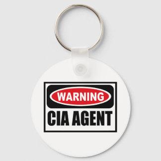 Warnung Schlüsselkette des CIA-AGENTEN Schlüsselanhänger