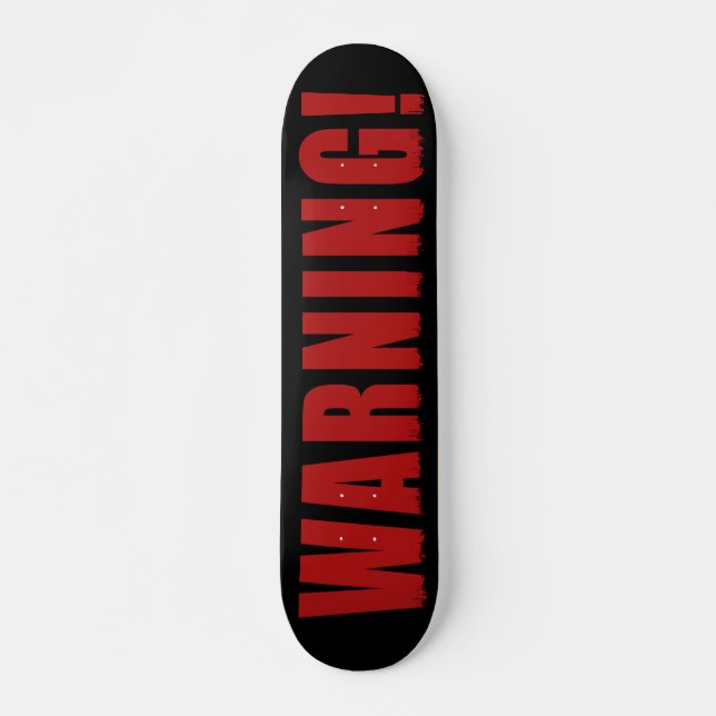 Warnung Skateboard (Vorne)