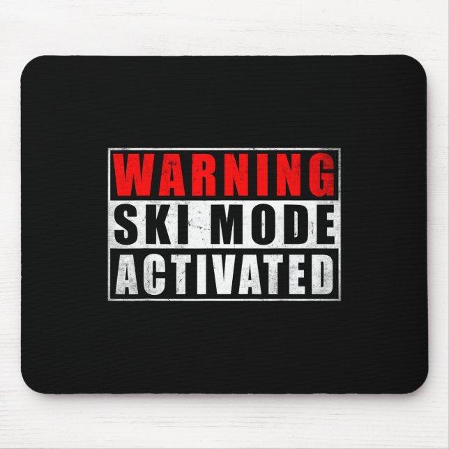 Warnung Skimodus aktiviert 1  Mousepad (Vorne)