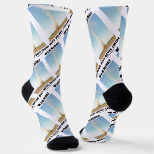 Warnung! Staubteufel Inside Meteorology Spaß Socken
