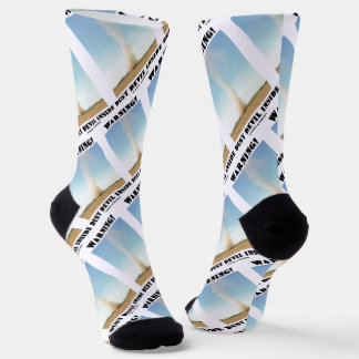 Warnung! Staubteufel Inside Meteorology Spaß Socken