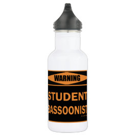 Warnung! Student Bassoonist! Edelstahlflasche