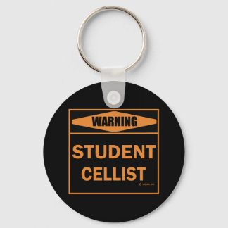 Warnung! Student Cellist! Schlüsselanhänger