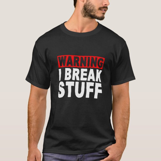 Warnung T-Shirt (Vorderseite)