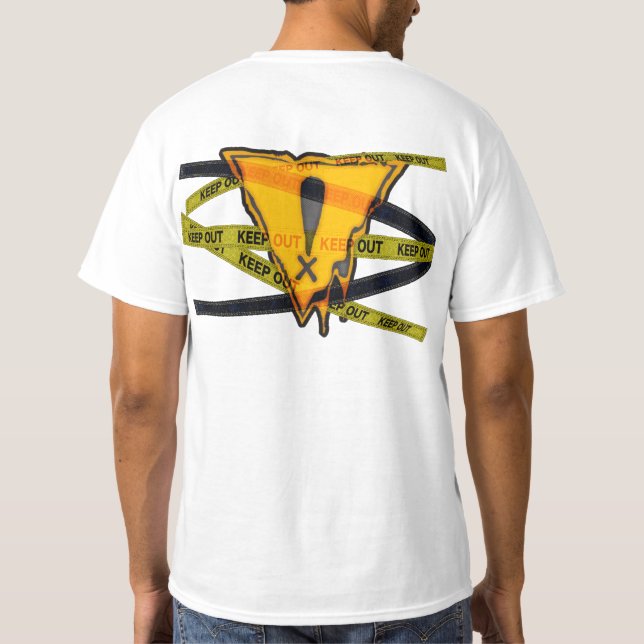Warnung T-Shirt (Rückseite)