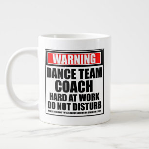Warnung Tanz Team Coach hart am Arbeitsplatz Jumbo-Tasse