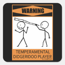 Warnung! Temperamentaler Didgeridoo-Player