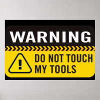 Warnung Touch mein Tool-Poster nicht