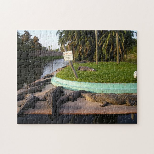 Warnung! Trespassers werden gegessen!, Jigsaw Puzz Puzzle (Horizontal)