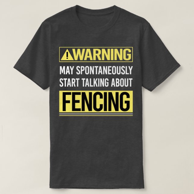 Warnung über den Fenzer T-Shirt (Design vorne)