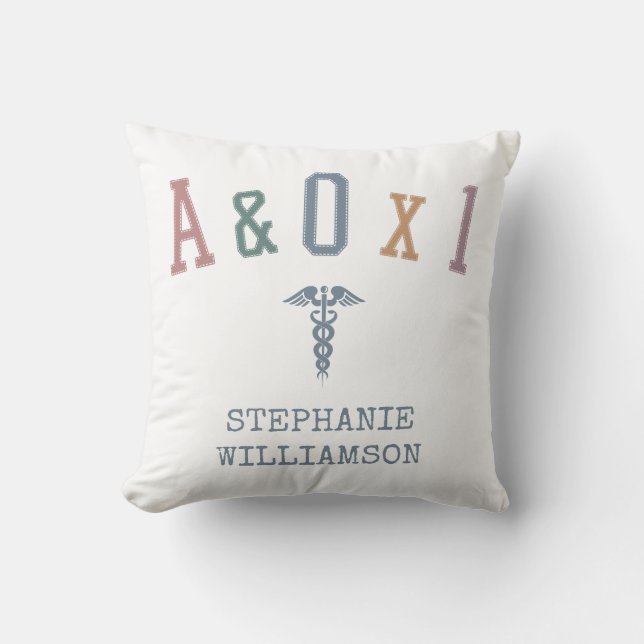 Warnung und Orientierung an Person A&OX1 Krankenge Kissen (Vorderseite)