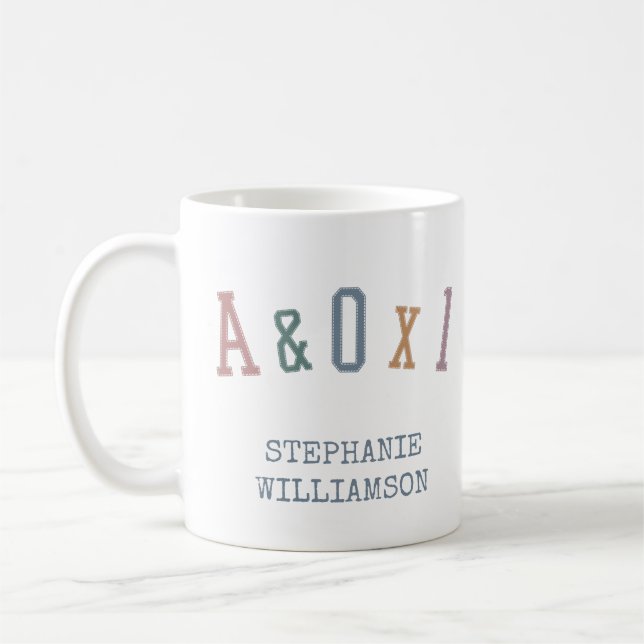 Warnung und Orientierung an Person A&OX1 Krankenve Kaffeetasse (Links)