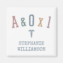 Warnung und Orientierung an Person A&OX1 Krankenve Magnet