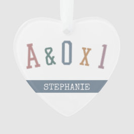 Warnung und Orientierung an Person A&OX1 Krankenve Ornament