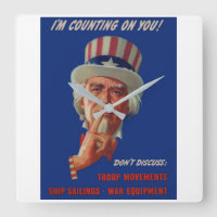 Warnung von Uncle Sam aus den 40er Jahren