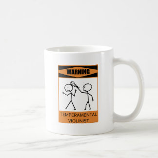 Warnung vor einem Violinisten Tasse