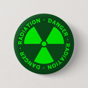 Warnung vor grüner Strahlung Button