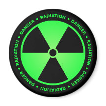 Warnung vor grüner Strahlung