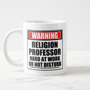 Warnung vor Religion Jumbo-Tasse