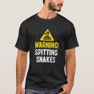 Warnung vor Schlange Giftige Schlangen Fan Schlang T-Shirt