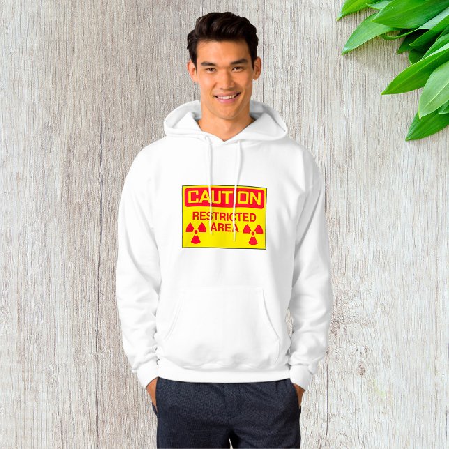 Warnung vor Strahlenbelastung in einem beschränkte Hoodie (Von Creator hochgeladen)