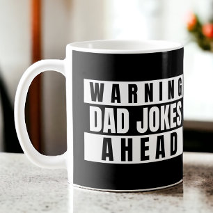 Warnung vor Vater Jokes Ahead Kaffeetasse