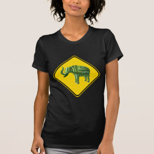 Warnung: Wassermelon Elefant Crossing! T-Shirt