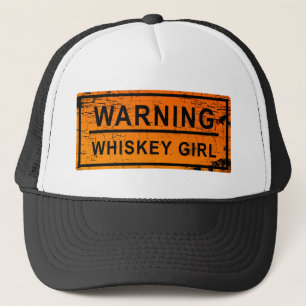 Warnung - Whisky-Mädchen Truckerkappe