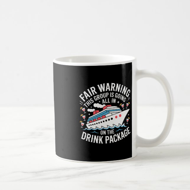 Warnung Wir setzen alles auf das Getränkepaket -  Kaffeetasse (Rechts)