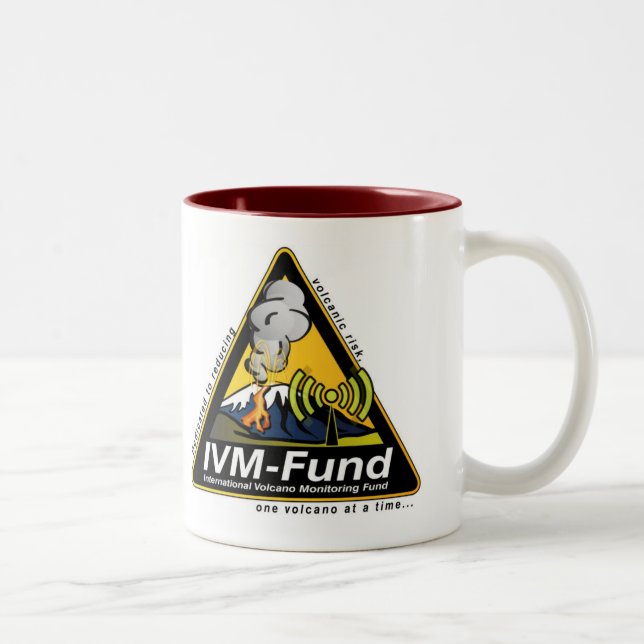 Warnung! Zweifarbige Tasse (Rechts)