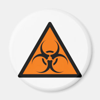 Warnzeichen für Biogefahr oder Biogefährdung - Ora Magnet
