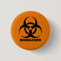 Warnzeichen für die Orangefarbene Biogefährdung