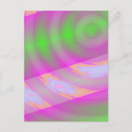 Warp Drive - Digital Space Art Postcard Postkarte