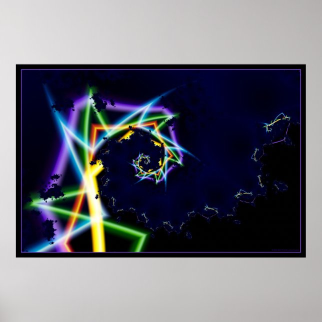 Warp-Geschwindigkeit Neon 2 Poster (Vorne)