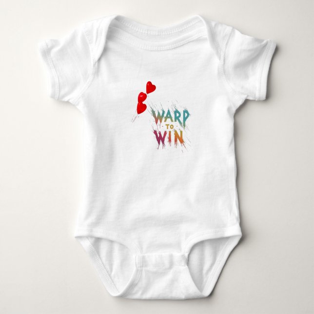 Warp zu gewinnen baby strampler (Vorderseite)