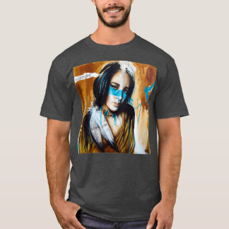 Warpaint Native American Art Tim Miklos T-Shirt