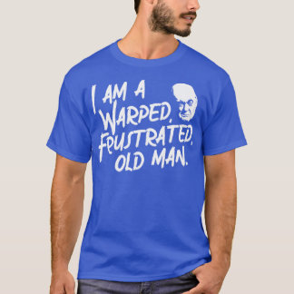 Warpfrustrierter alter Mann T-Shirt
