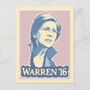 Warren '16 postkarte