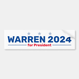 Warren 2024 Autoaufkleber