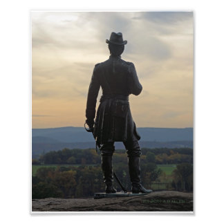 Warren bei Gettysburg bei Sonnenuntergang Fotodruck