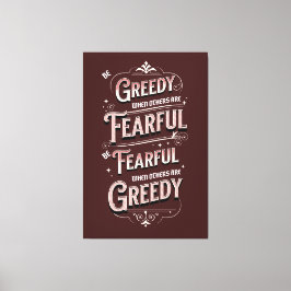 Warren Buffet Angebot Leinwanddruck