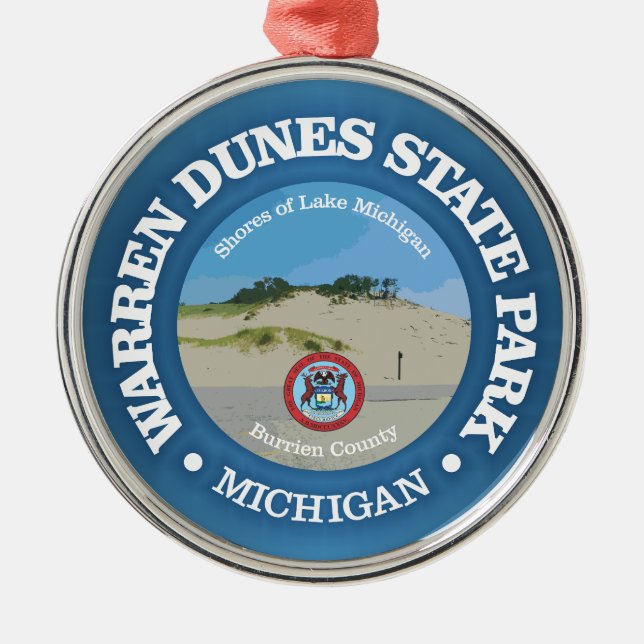 Warren Dunes SP Ornament Aus Metall (Vorne)