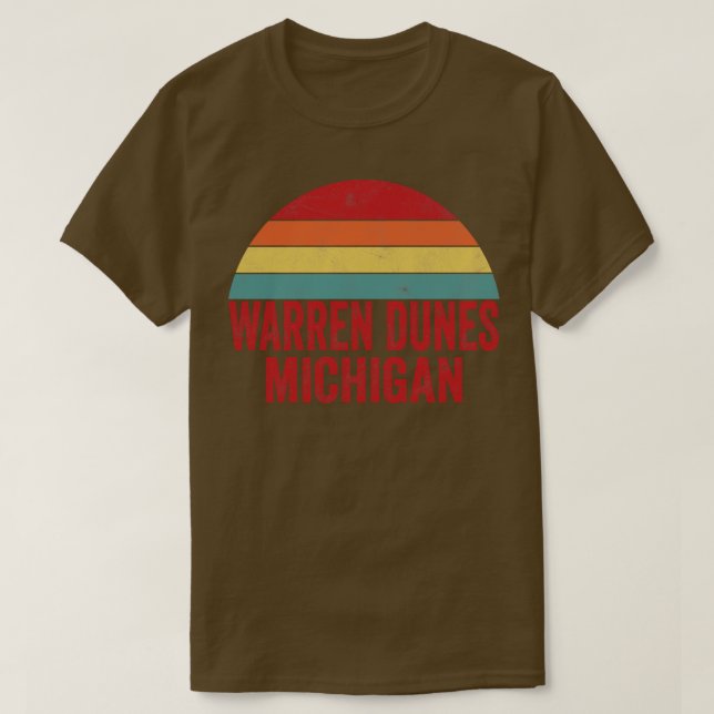 Warren Dunes Staat Park Michigan T-Shirt (Design vorne)