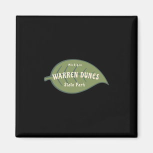 Warren Dunes State Park Michigan Herbstlaub Urlaub Magnet
