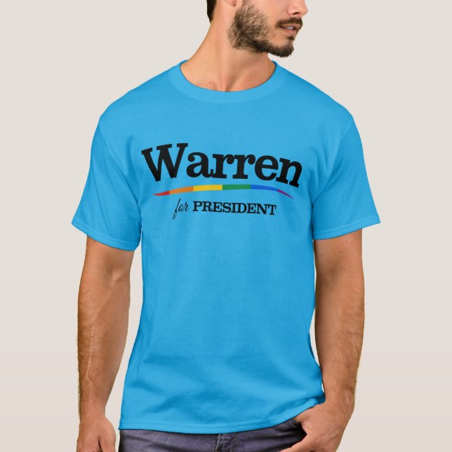 Warren für Präsident T-Shirt (Vorderseite)