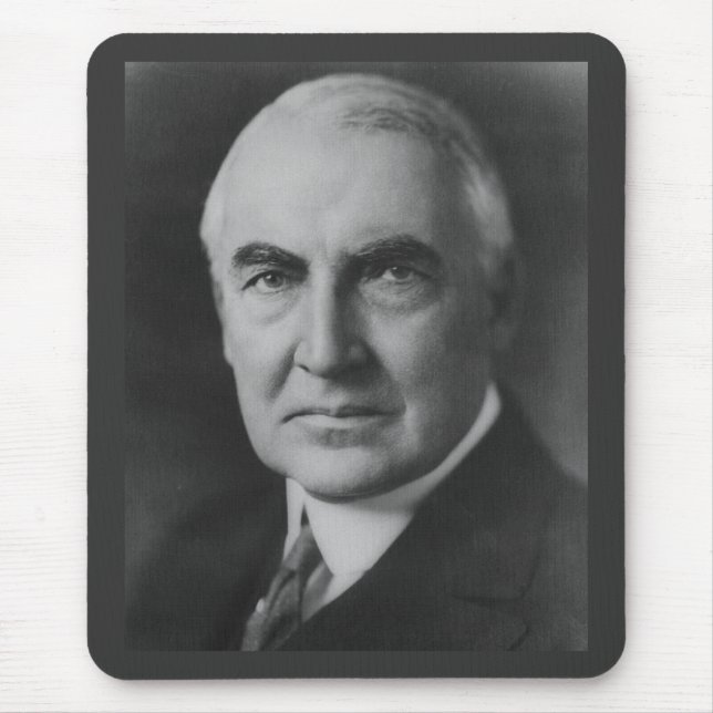 Warren G. Harding 29. Präsident Mousepad (Vorne)