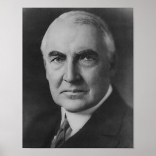 Warren G. Präsident Harding Poster