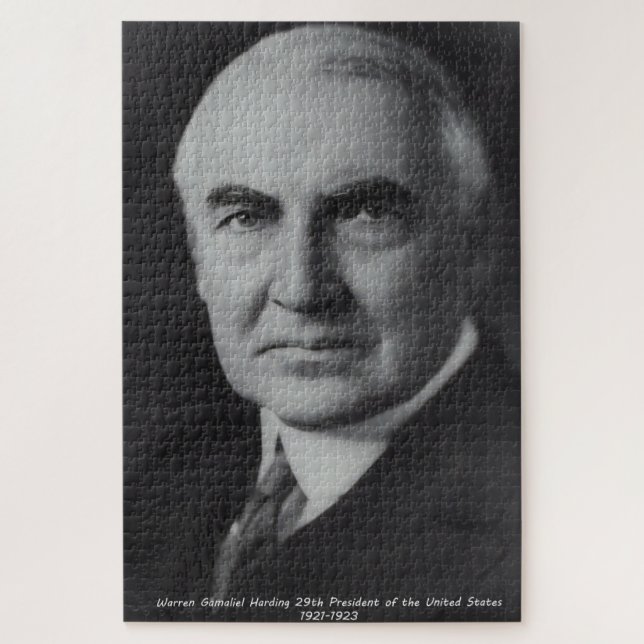 Warren Gamalie Harding 29. US-Präsident Puzzle (Vertikal)
