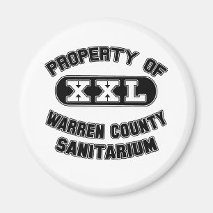 Warren Landkreis Sanitarium Products Magnet