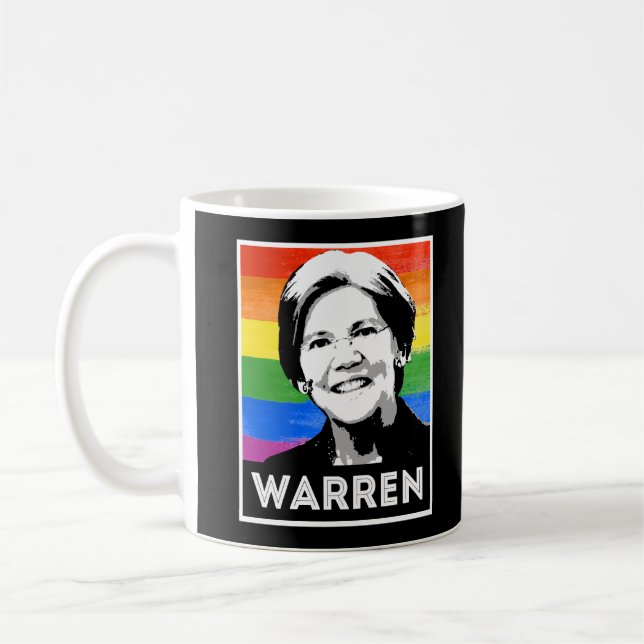 Warren LGBT-Flag Kaffeetasse (Links)